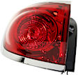 Driver Side, Outer Tail Light, with Bulb(s), Halogen, Mounted On Body, CAPA Certified