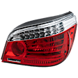 Passenger Side Tail Light, with Bulb, Halogen, Clear and Red Lens, Base Model, Sedan, Production Date From March 2008