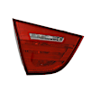 Driver Side, Inner Tail Light, Without bulb(s), Halogen, Clear and Red Lens, CAPA CERTIFIED