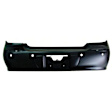 Rear Primed Bumper Cover, For Models With Chrome Package, With Parking Aid Sensor Holes, With Molding Holes, CAPA CERTIFIED