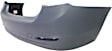 Rear Primed Bumper Cover, Base Model, Sedan, Without M Sport Line and Parking Aid Sensor Holes, Modern Type, CAPA Certified