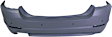 Rear Primed Bumper Cover, Base Model, Sedan, For Models Without M Package, With Park Distance Control, CAPA Certified