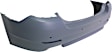 Rear Primed Bumper Cover, Base Model, Sedan, For Models Without M Package, With Park Distance Control, CAPA Certified