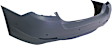 Rear Primed Bumper Cover, Base Model, Sedan, For Models Without M Package, With Park Distance Control