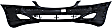Front Primed Bumper Cover, With Parking Aid Sensor Holes, For Models Without Sport Package