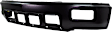 Front Bumper, Powdercoated Black, With Fog Light Holes, Without Parking Aid Sensor Holes, Without Mounting Brackets, CAPA CERTIFIED