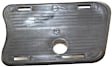 Front, Passenger Side Fog Light Cover, Black