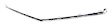 Grille Trim, Driver Side, Chrome