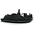Passenger Side Headlight, with Bulb, Halogen, LT Model, Clear Lens, Black Interior, CAPA Certified