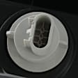 Passenger Side Headlight, with Bulb, Halogen, LT Model, Clear Lens, Black Interior, CAPA Certified