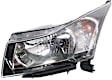 Driver Side Headlight, with Bulb, Halogen, Clear Lens, CAPA Certified