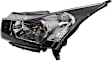 Driver Side Headlight, with Bulb, Halogen, Clear Lens, CAPA Certified
