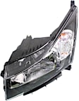 Driver Side Headlight, with Bulb, Halogen, Clear Lens, CAPA Certified