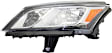 Driver Side Headlight, with Bulb, Halogen, Clear Lens, 6 Cyl., 3.6L Engine, CAPA Certified