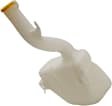 Washer Reservoir, Without Pump, With Cap, Without Windshield and Headlamp Washer Pump and Level Sensor, For Models With Headlamp Washer