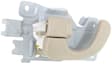 Front, Driver Side Interior Door Handle, Beige, With Door Lock Button