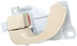Front, Driver Side Interior Door Handle, Beige, With Door Lock Button