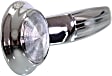 Front, Driver or Passenger Side Interior Door Handle, Chrome, Without Door Lock Hole