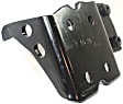 Front, Passenger Side, Upper or Lower Door Hinge, Black