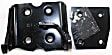 Front, Passenger Side, Upper or Lower Door Hinge, Black