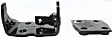 Front, Passenger Side, Upper or Lower Door Hinge, Black