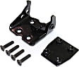 Front, Driver Side, Upper or Lower Door Hinge, Black