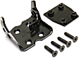 Front, Driver Side, Upper or Lower Door Hinge, Black