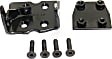 Front, Driver Side, Upper or Lower Door Hinge, Black