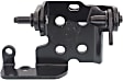 Front, Passenger Side, Upper or Lower Door Hinge, Black
