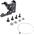 Front, Driver Side, Upper or Lower Door Hinge, Black