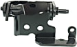 Front, Driver Side, Upper or Lower Door Hinge, Black