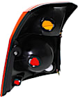Passenger Side Tail Light, Without bulb(s), Halogen, Amber and Red Lens