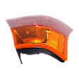 Driver Side Tail Light, Without bulb(s), Halogen, Amber and Red Lens