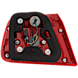 Passenger Side, Inner Tail Light, With bulb(s), Halogen, Clear and Red Lens, Eco/LS/LT Models, CAPA CERTIFIED