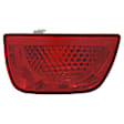 Passenger Side, Outer Tail Light, with Bulb, Halogen, Clear Lens, Without RS Package, Convertible/Coupe, CAPA CERTIFIED