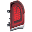Passenger Side LED Tail Light, With bulb, Black Interior, Sedan, CAPA CERTIFIED