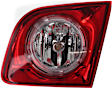 Passenger Side, Inner Tail Light, with Bulb, Halogen, Clear and Red Lens, CAPA CERTIFIED
