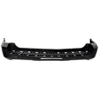 Rear Primed Bumper Cover, with Parking Aid Sensor Holes, Step Pad Provision and Trailer Hitch Holes, Except Hybrid/Denali Models, CAPA Certified