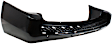 Rear Primed Bumper Cover, With Step Pad Provision and Holes For Molding And Trailer Hitch, CAPA CERTIFIED
