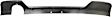 Rear, Lower Primed Bumper Cover, SS Model, 8 Cyl., 6.0L Engine, With Exhaust Cut Out on Passenger Side