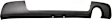 Rear, Lower Primed Bumper Cover, SS Model, 8 Cyl., 6.0L Engine, With Exhaust Cut Out on Passenger Side