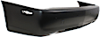Rear Primed Bumper Cover, With Turn Signal Light Holes, Without Upper Chrome Trim