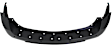 Rear, Upper Primed Bumper Cover, For Models With Chrome Package, With Parking Aid Sensor Holes and Reflector Holes, CAPA CERTIFIED