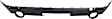 Rear, Lower Bumper Cover, Textured, With Dual Exhaust Cut Outs And Reflector Holes, CAPA CERTIFIED