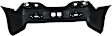 Rear Primed Bumper Cover, With Parking Aid Sensor Holes, Without Tow Hook Hole