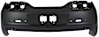 Rear Primed Bumper Cover, With Parking Aid Sensor Holes, Without Tow Hook Hole, CAPA CERTIFIED