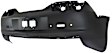 Rear Primed Bumper Cover, With Parking Aid Sensor Holes, Without Tow Hook Hole, CAPA CERTIFIED