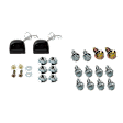 Step Bumper, Chrome, Face Bar and Pads, For Models with Rear Object Sensor Holes, CAPA Certified