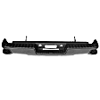 Step Bumper, Powdercoated Black Face Bar and Pads With mounting bracket(s) CAPA Certified