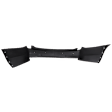 Rear Primed Bumper Cover, Without Parking Aid Sensor Holes, CAPA CERTIFIED